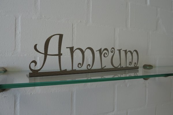 Insel-Schriftzug "AMRUM"